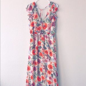 Floral High Low Maxi Dress🌸